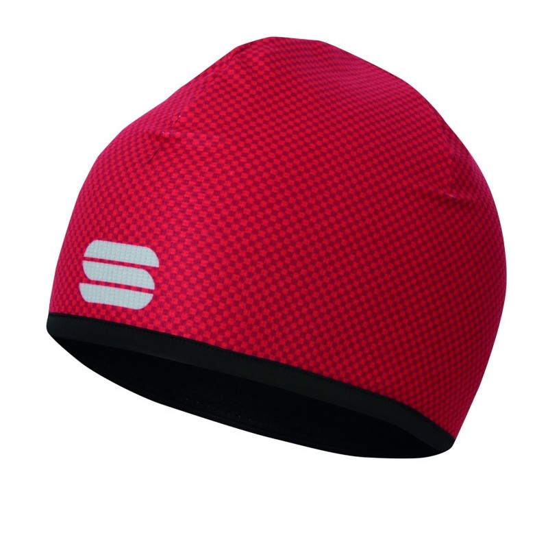 зимняя шапочка Sportful Sportful Rythmo Hat красная в клеточку зимняя шапочка Sportful Sportful Rythmo Hat красная в клеточку